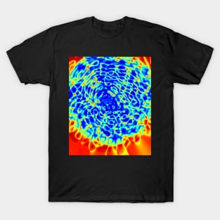 Fiery Spirit Abstract Art T-Shirt